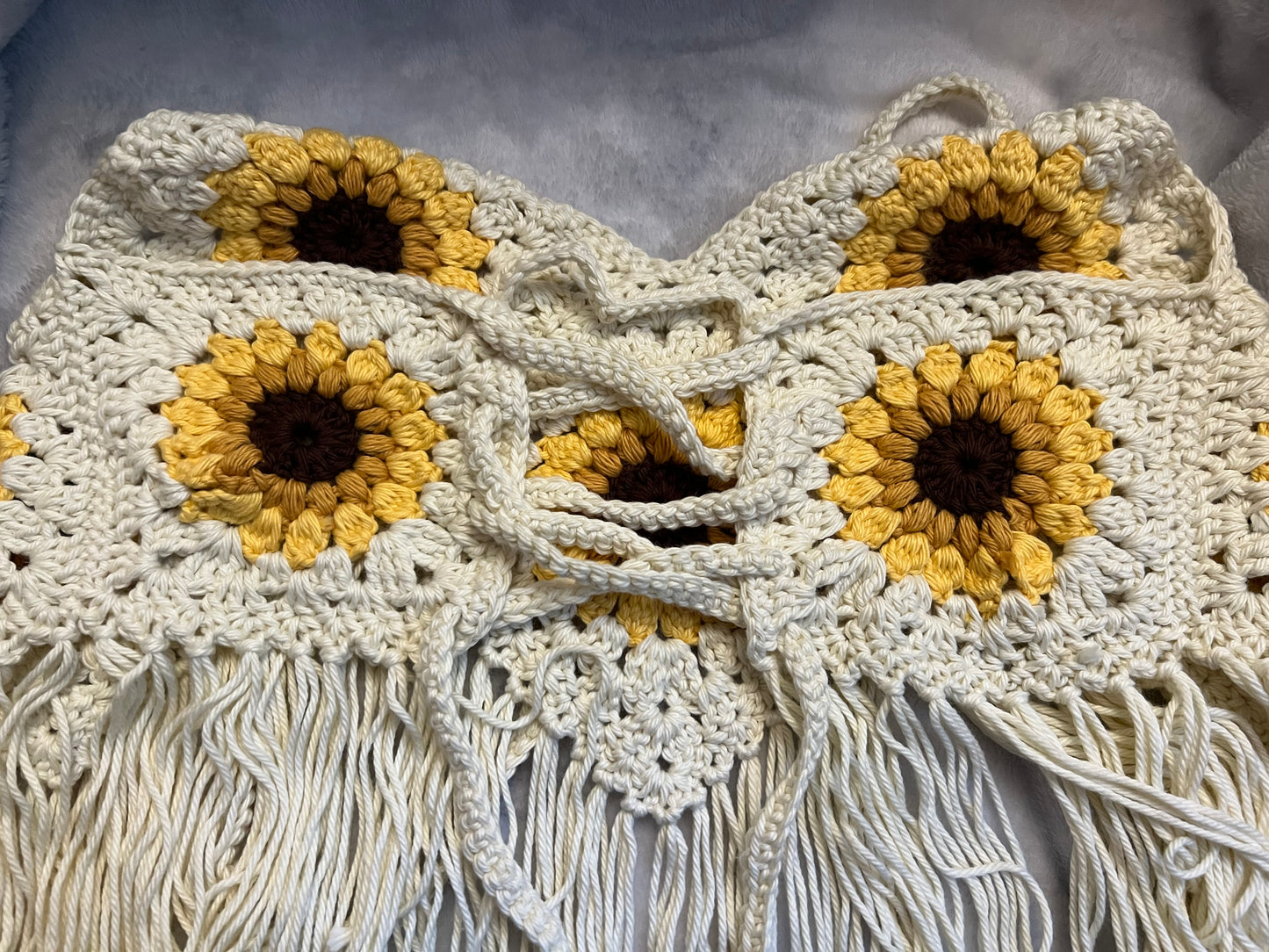 Boho Sunflower Halter Top